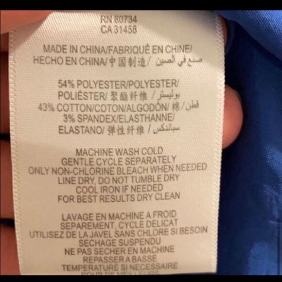 BCBGENERATION SILKY ROYAL BLUE PEPLUM MINI DRESS 0 - Picture 6 of 7